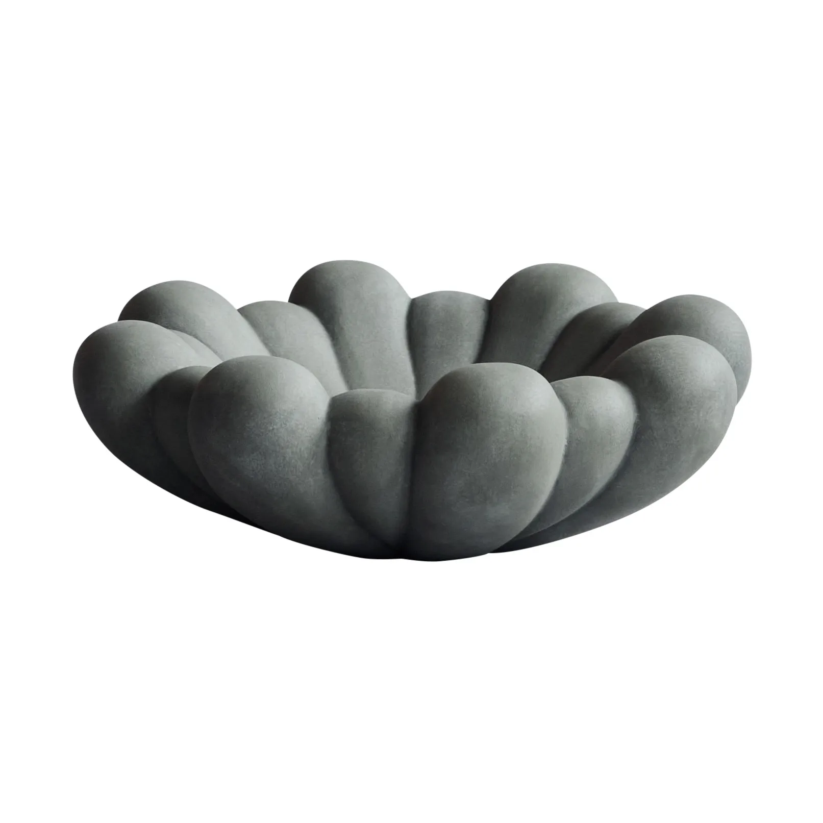 101 Copenhagen Bloom Tray skål medio Ø28,5 cm Dark grey