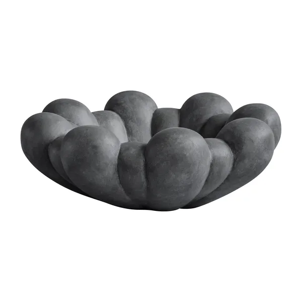 Bloom tray skål stor, Mörk