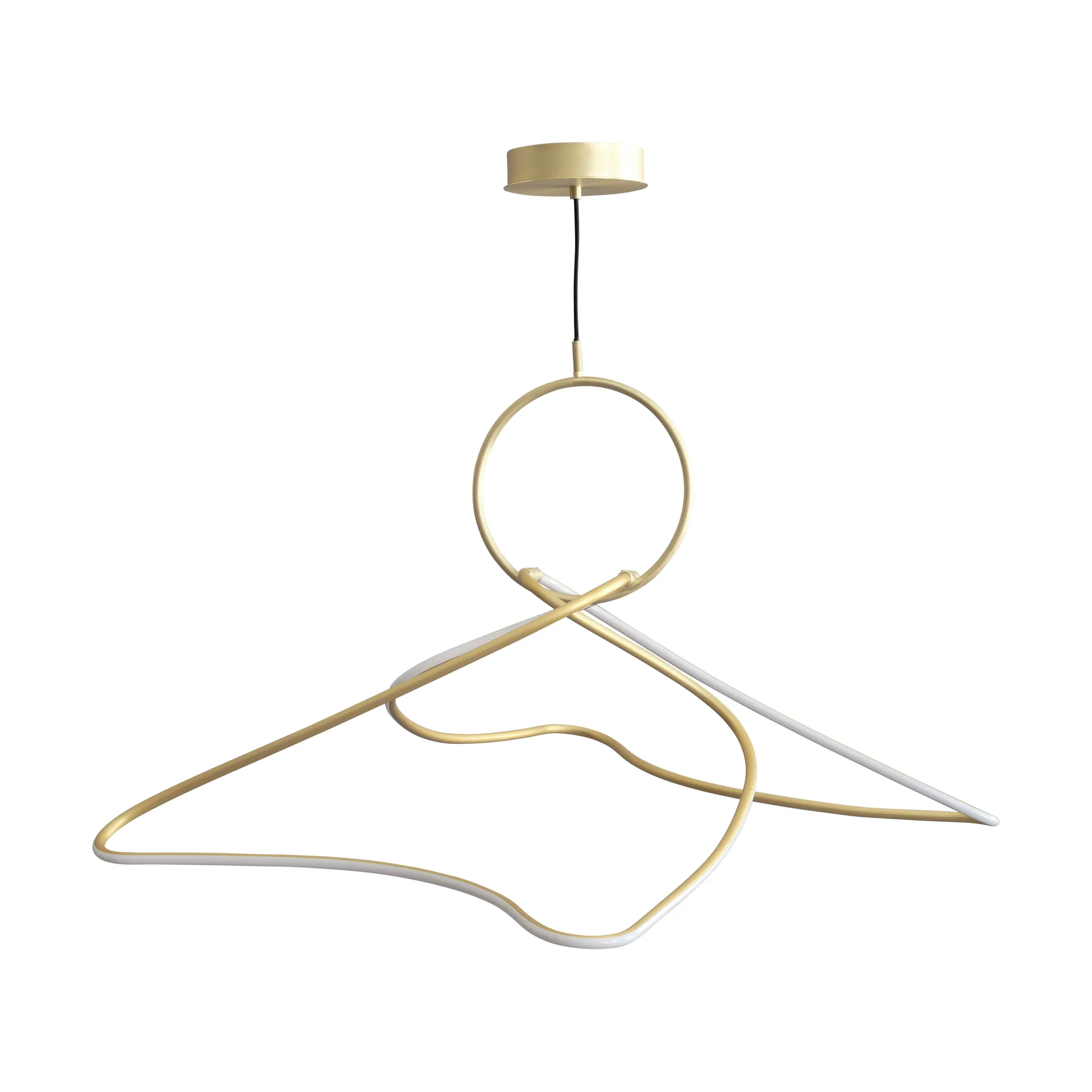 101 Copenhagen Kumo Chandelier Big lysekrone Brass