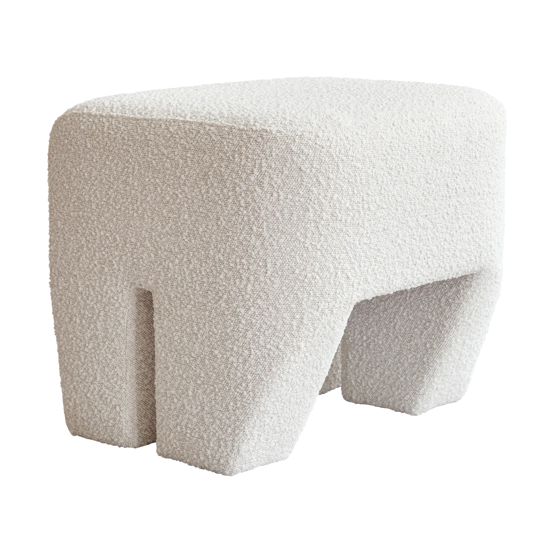 101 Copenhagen Sculpt skammel Off white