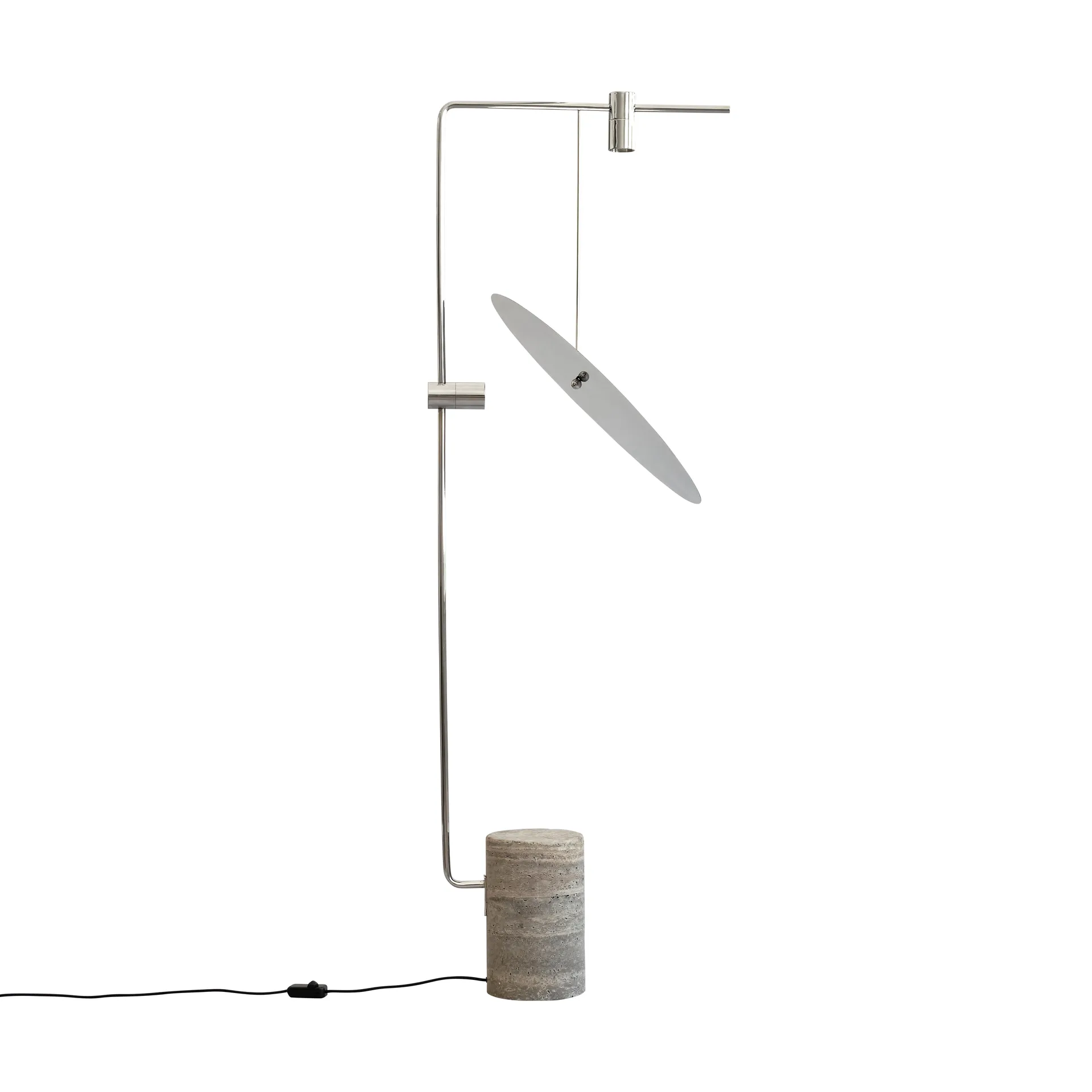 101 Copenhagen The Moon gulvlampe Chrome