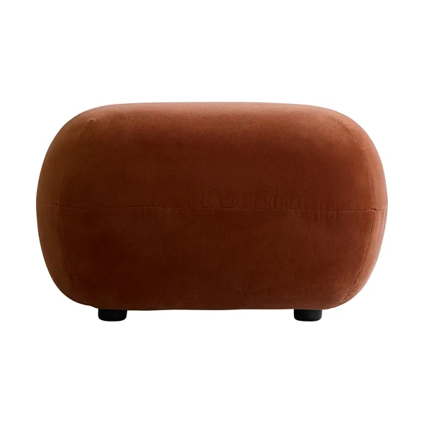 Toe Ottoman, Rust