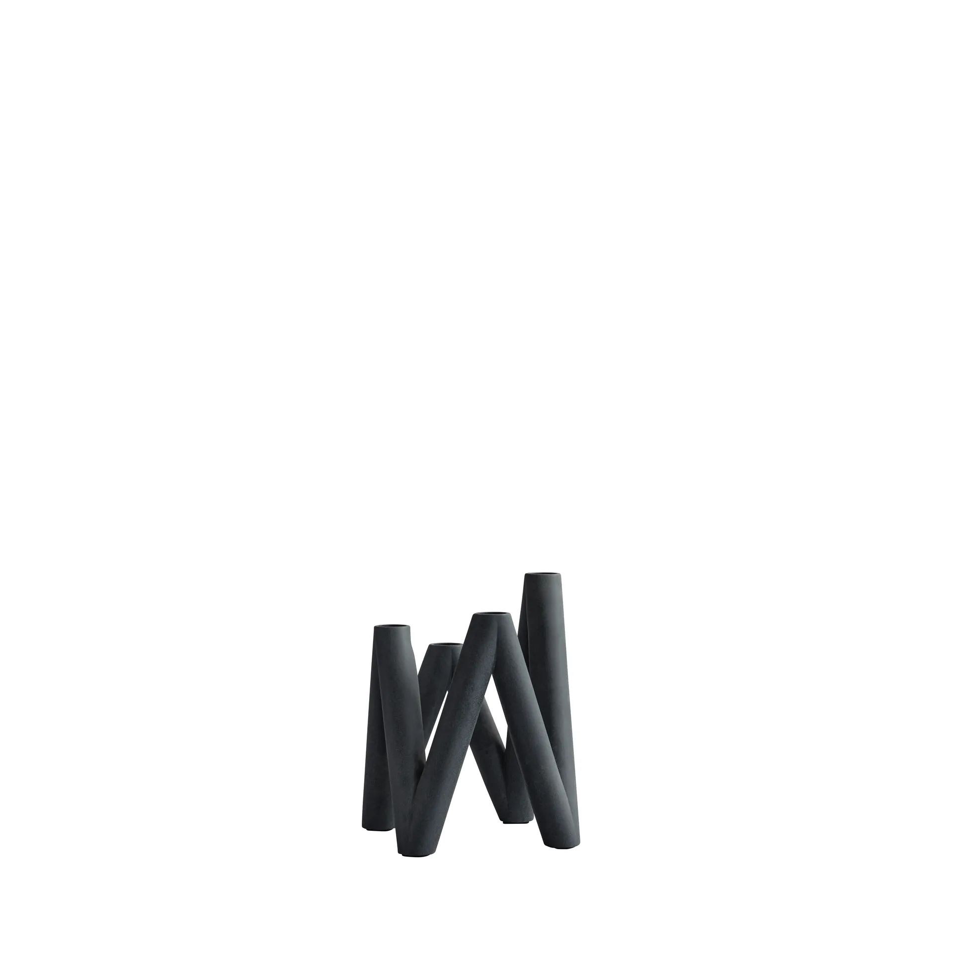 101 Copenhagen W lysestage 24 cm Black