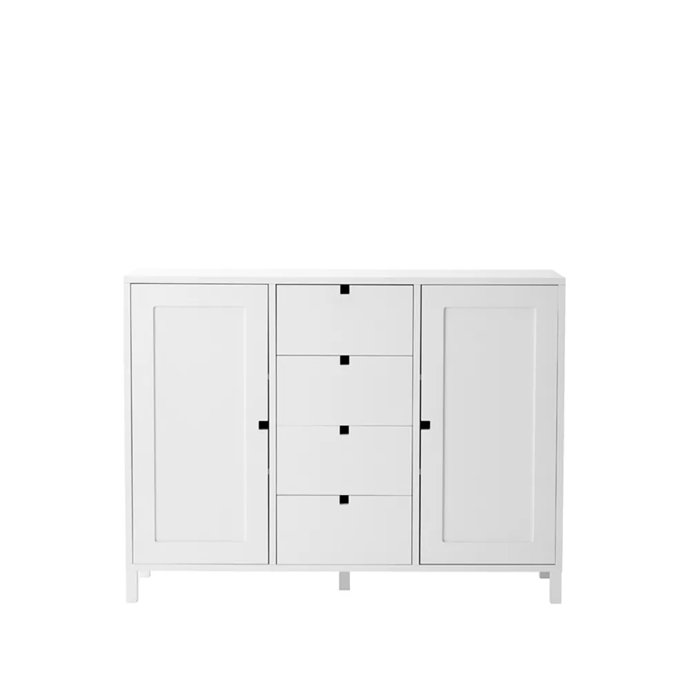 1898 Square dressoir wit