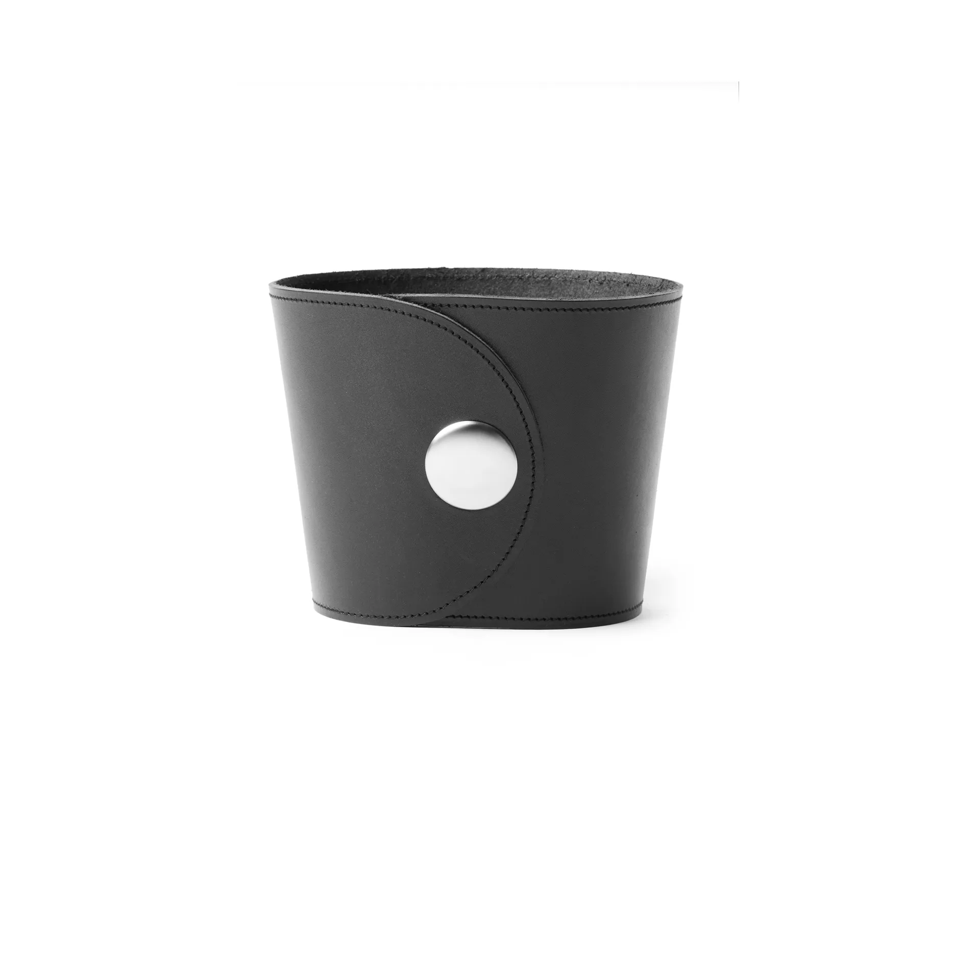 A2 Pot Hug Cuir Tärnsjö noir, Ø18x15 cm