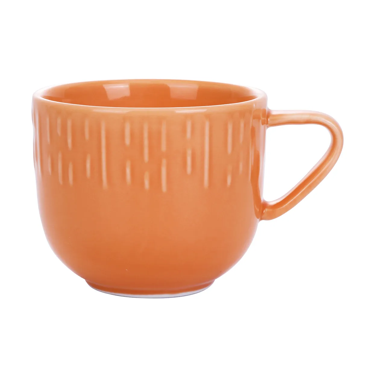 Aida - Confetti - kaffekop m/relief porcelæn 20 cl Abrikos