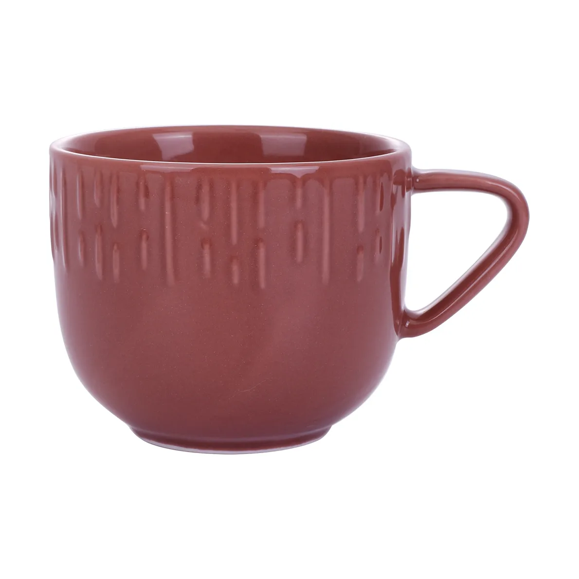 Aida - Confetti kaffekop m/relief porcelæn 20 cl Bordeaux