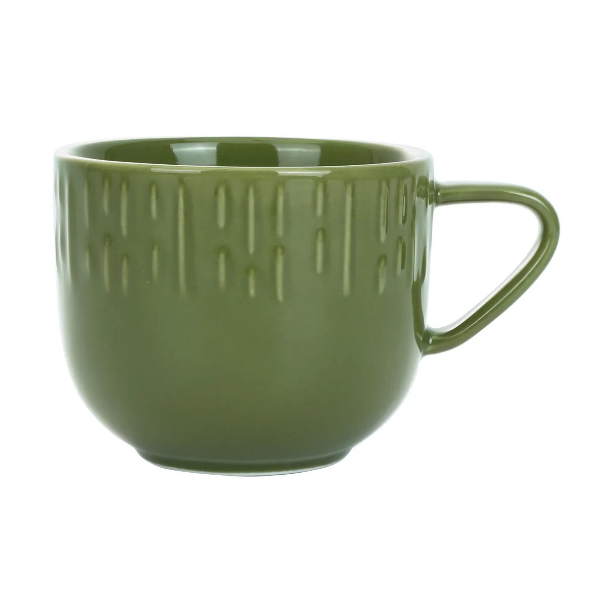 Aida - Confetti - Kaffekop m/relief porcelæn 20 cl Olive