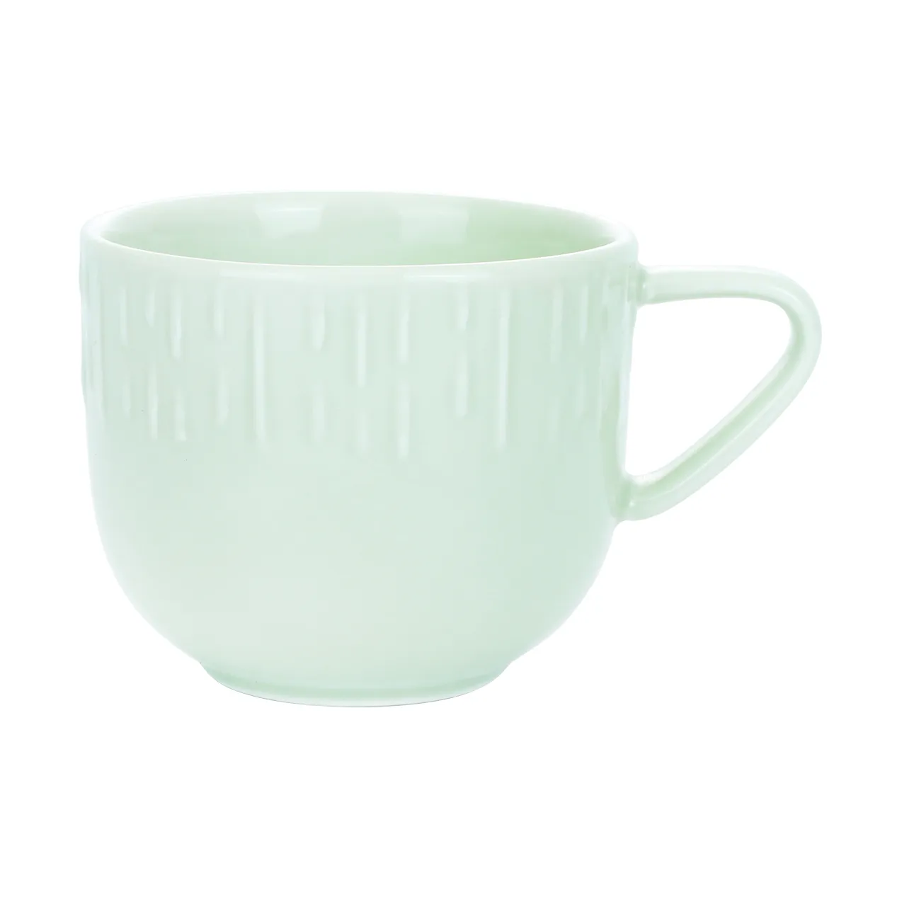 Aida - Confetti - Kaffekop m/relief porcelæn 20 cl Pistacie
