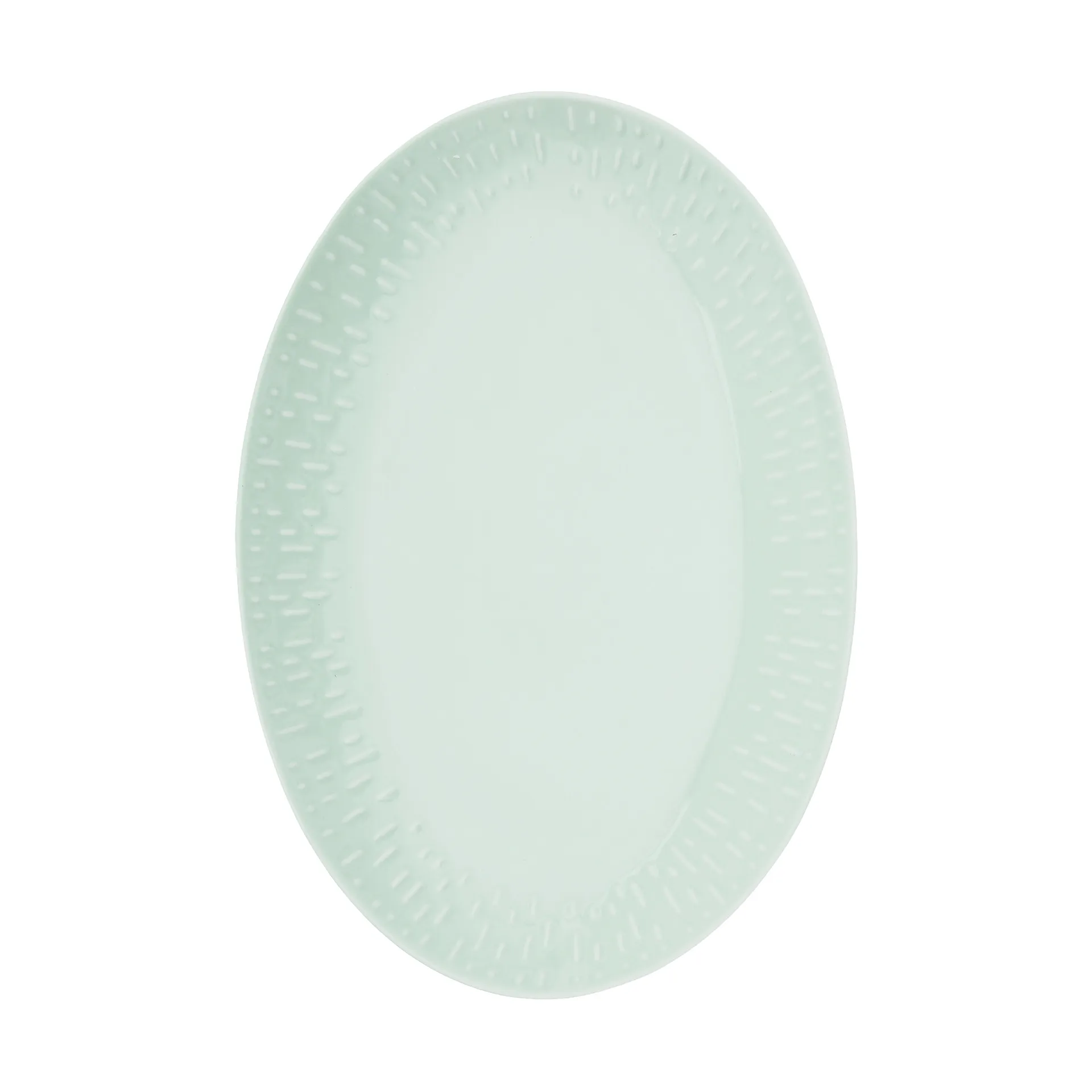 Aida Confetti ovalt fat Pistachio, 25,5x36 cm