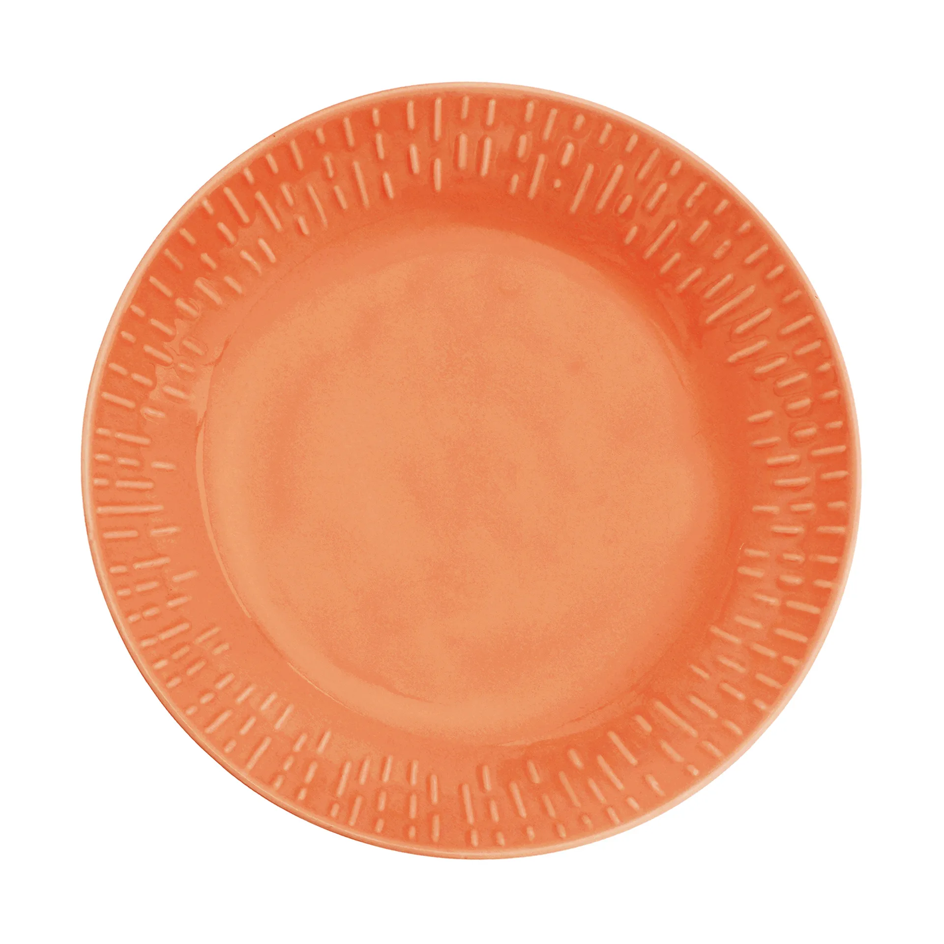 Aida - Confetti - Pastatallerken m/relief porcelæn 23 cm Abrikos