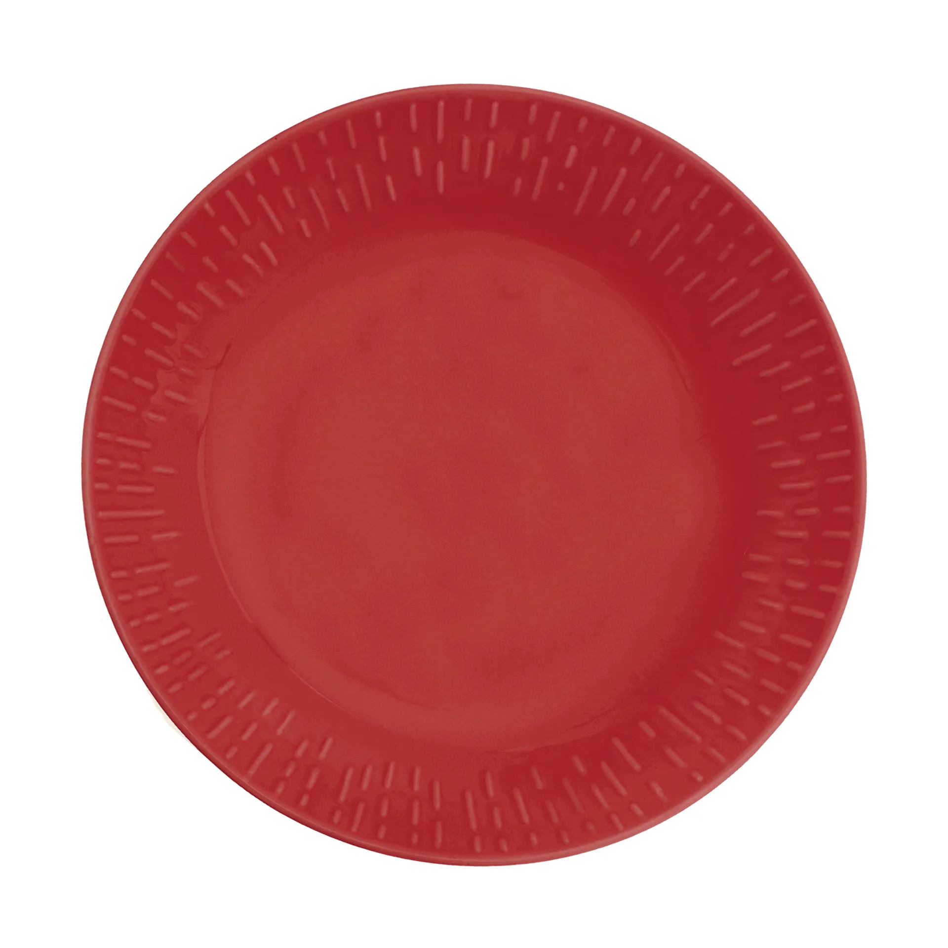 Aida - Confetti - Pastatallerken m/relief porcelæn 23 cm Chili