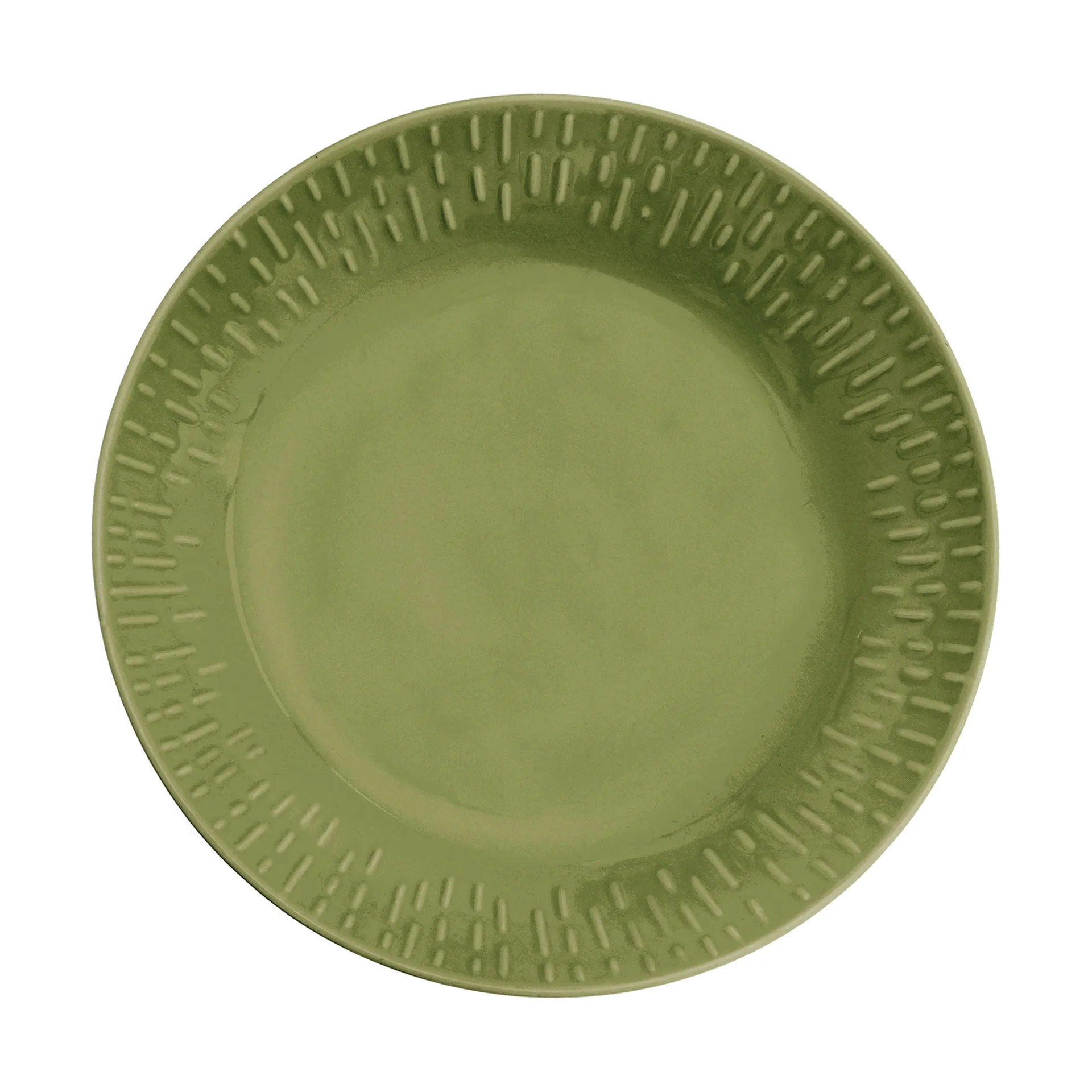Aida Confetti pastatallerken Olive, Ø23 cm