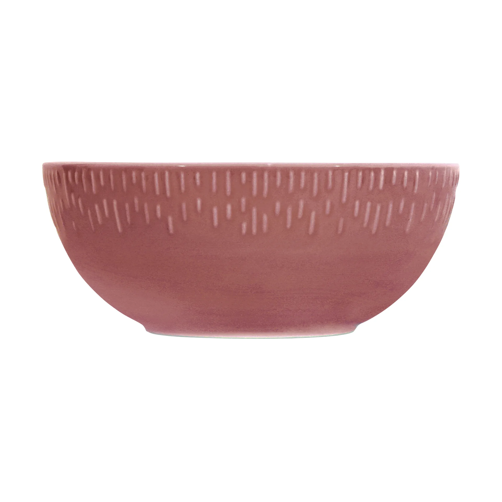 Aida - Confetti - Salatskål m/relief porcelæn Ø23 cm Bordeaux