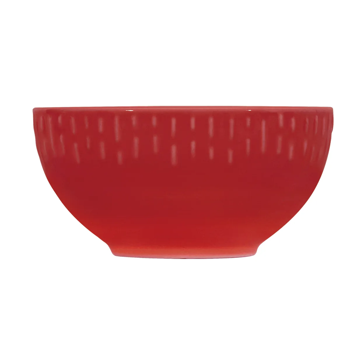 Aida - Confetti - Skål m/relief porcelæn Ø14 cm Chili