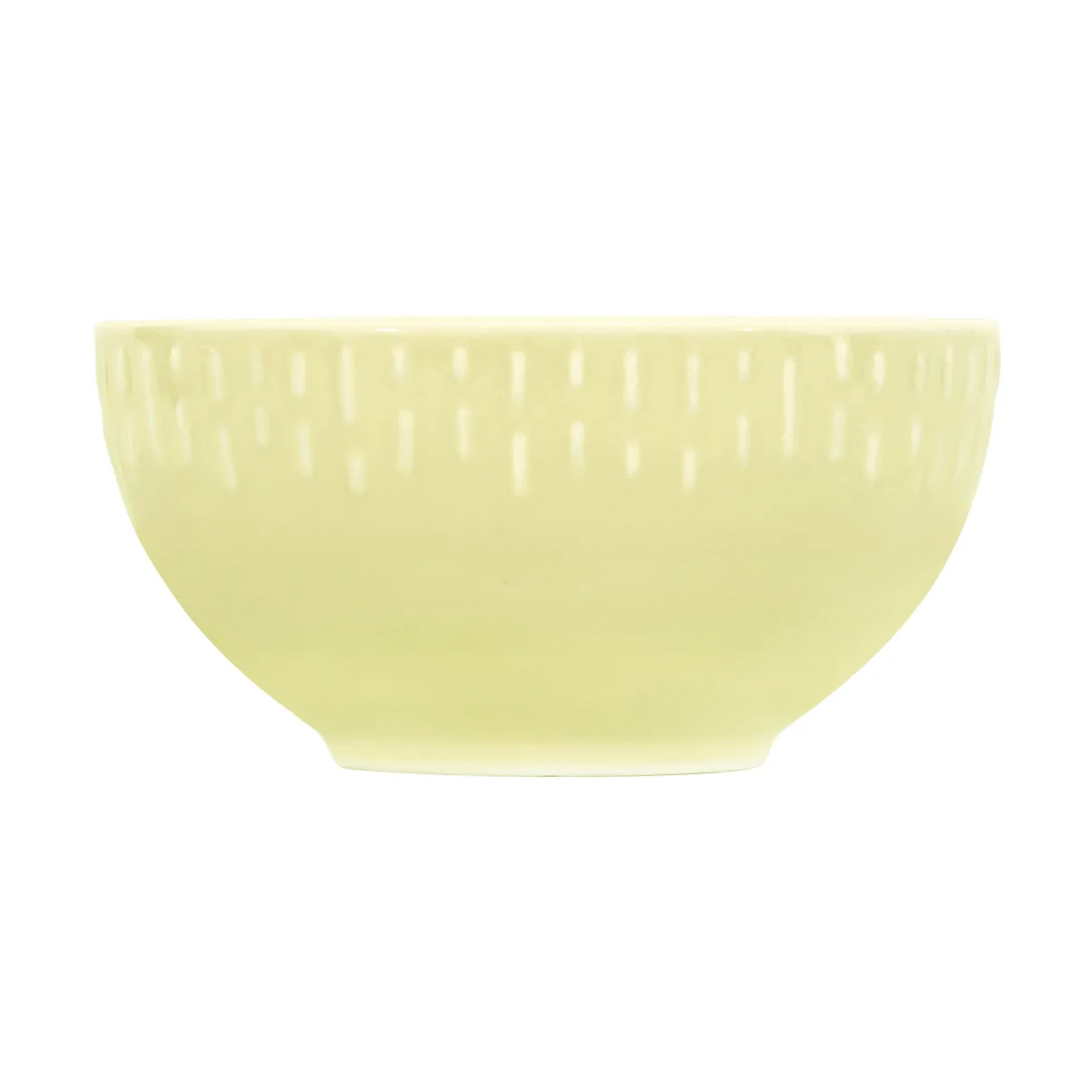 Aida - Confetti - Skål m/relief porcelæn Ø14 cm Lemon