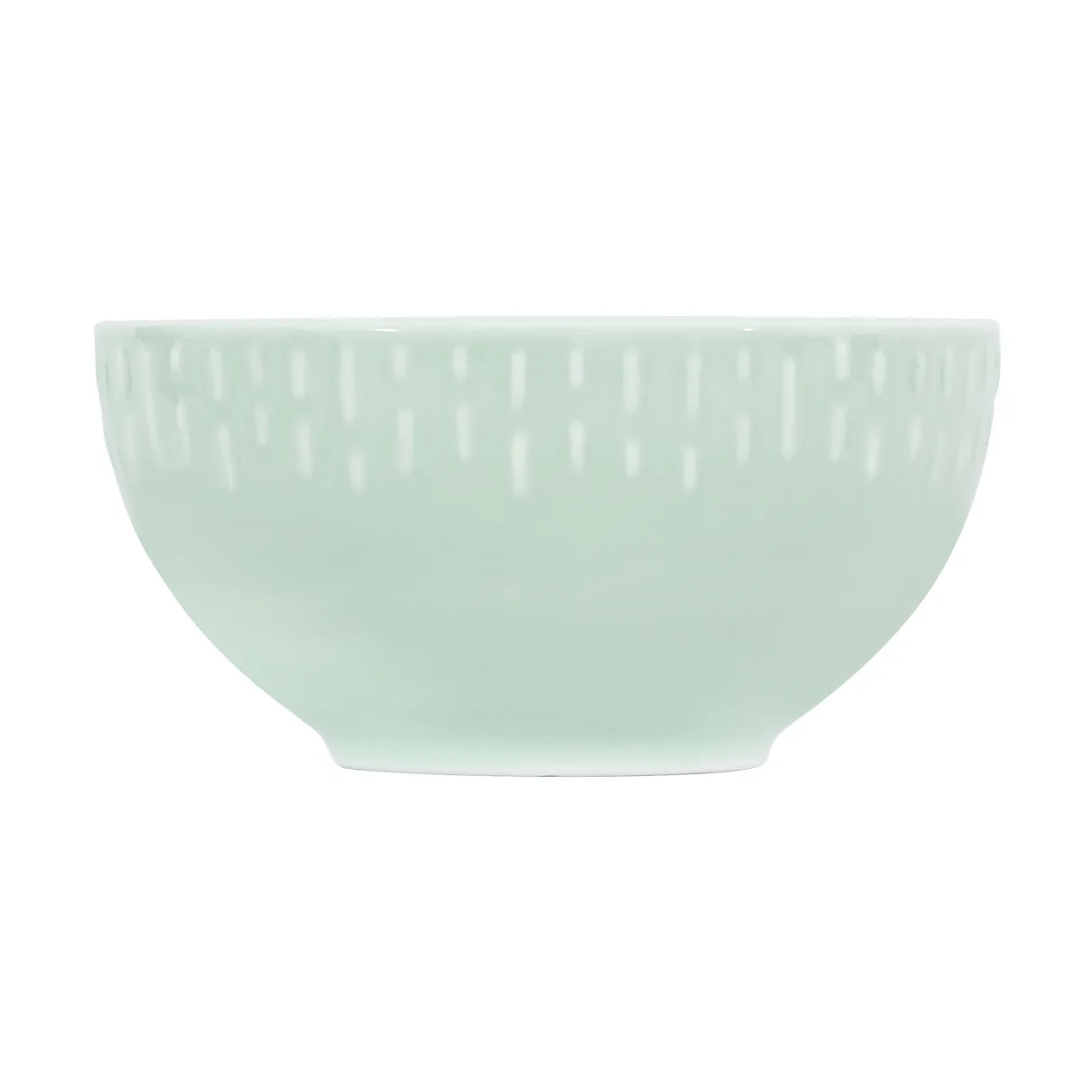 Aida - Confetti - Skål m/relief porcelæn Ø14 cm Pistacie