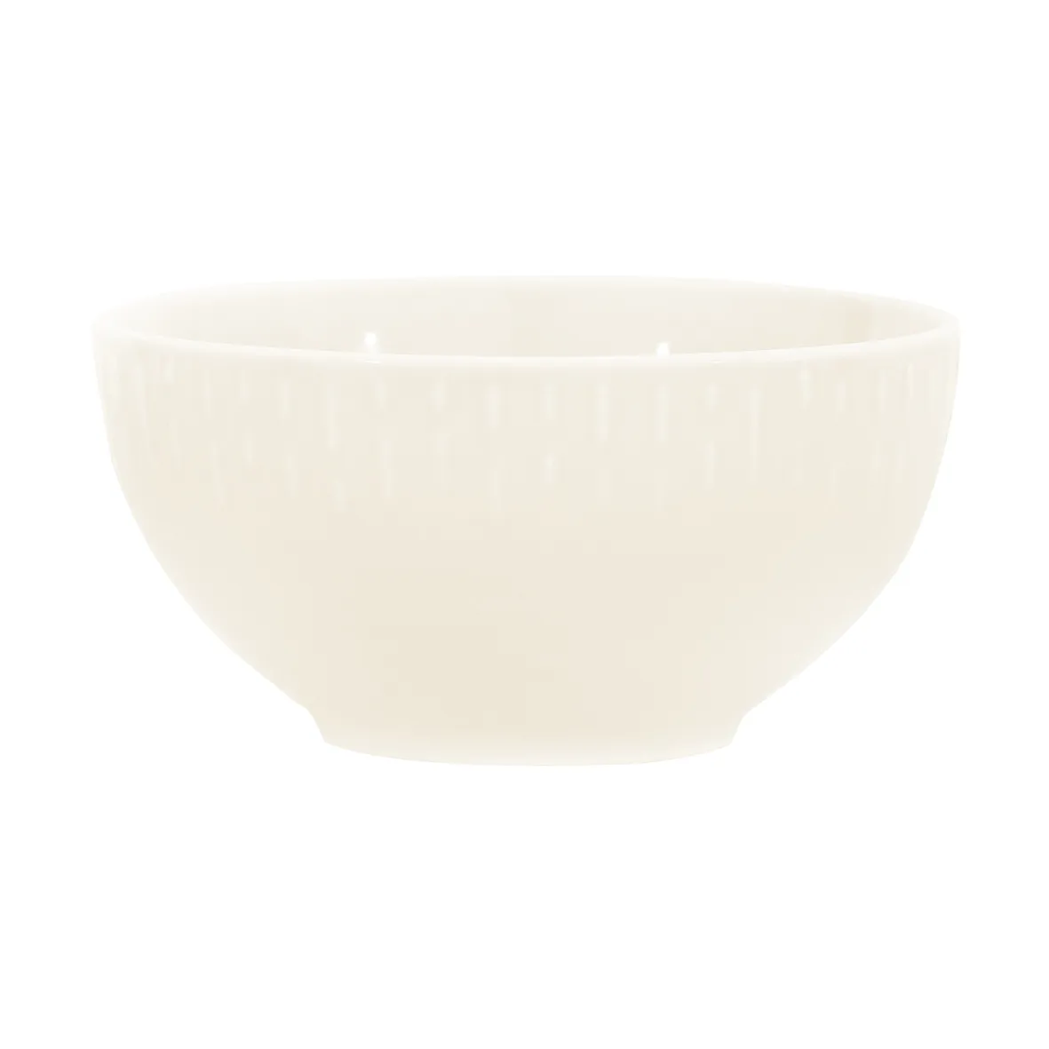 Aida - Confetti - Skål m/relief porcelæn 14 cm. Vanilla