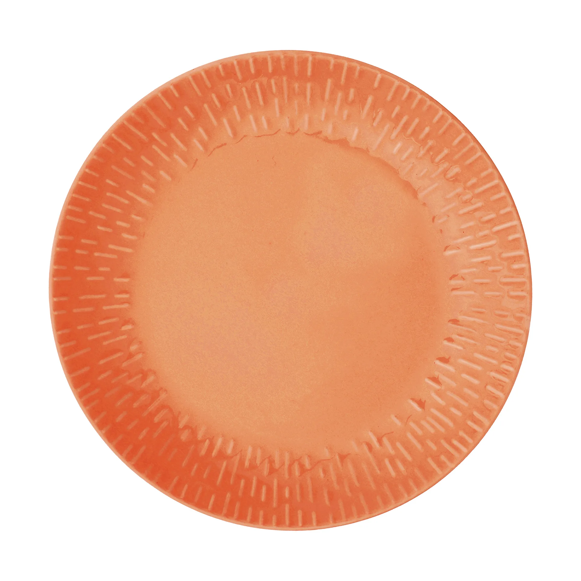 Aida - Confetti - Frokosttallerken m/relief porcelæn 24 cm Abrikos