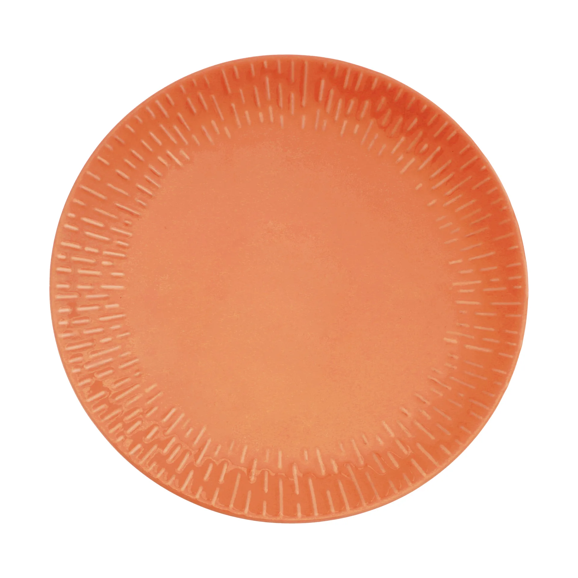 Aida - Confetti - Middagstallerken m/relief porcelæn 27,5 cm Abrikos