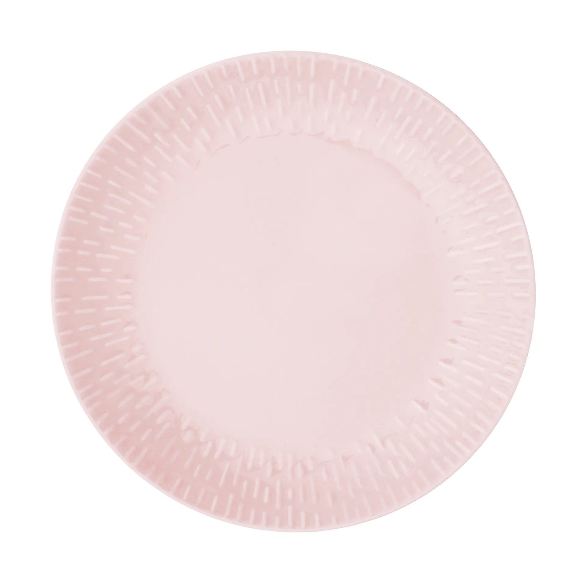 Aida - Confetti - Frokosttallerken m/relief porcelæn 24 cm Pink