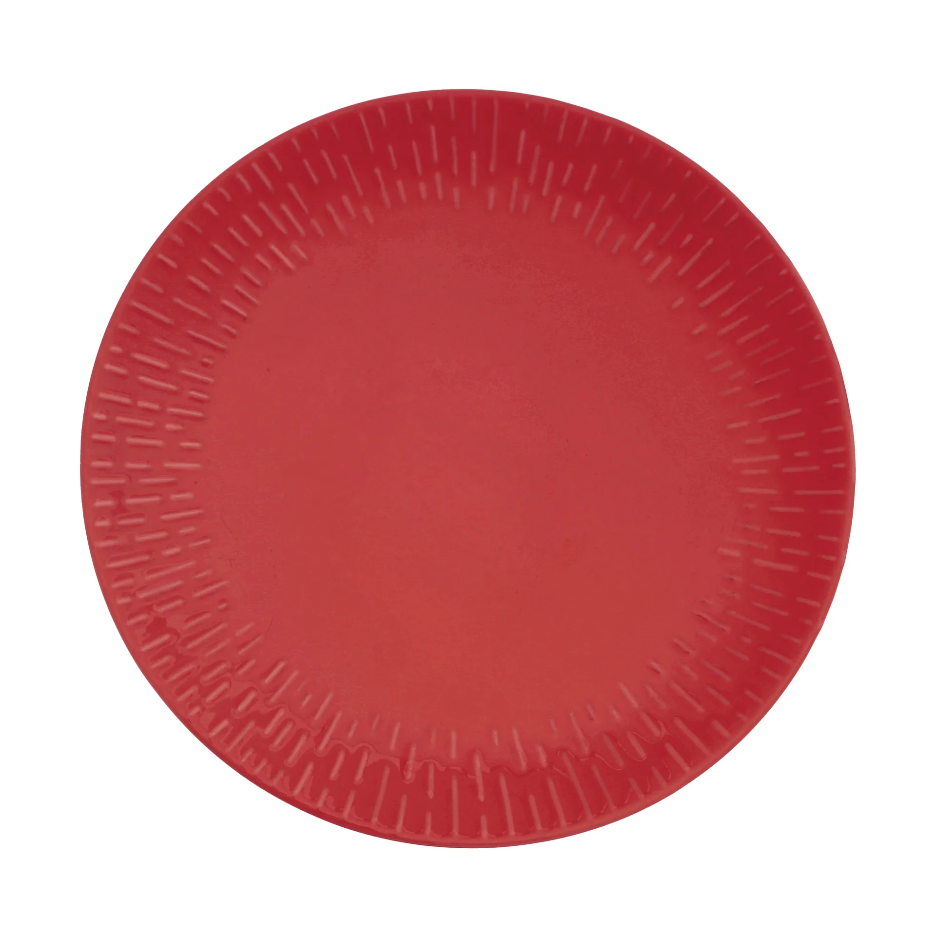 Aida - Confetti - Middagstallerken m/relief porcelæn 27,5 cm Chili