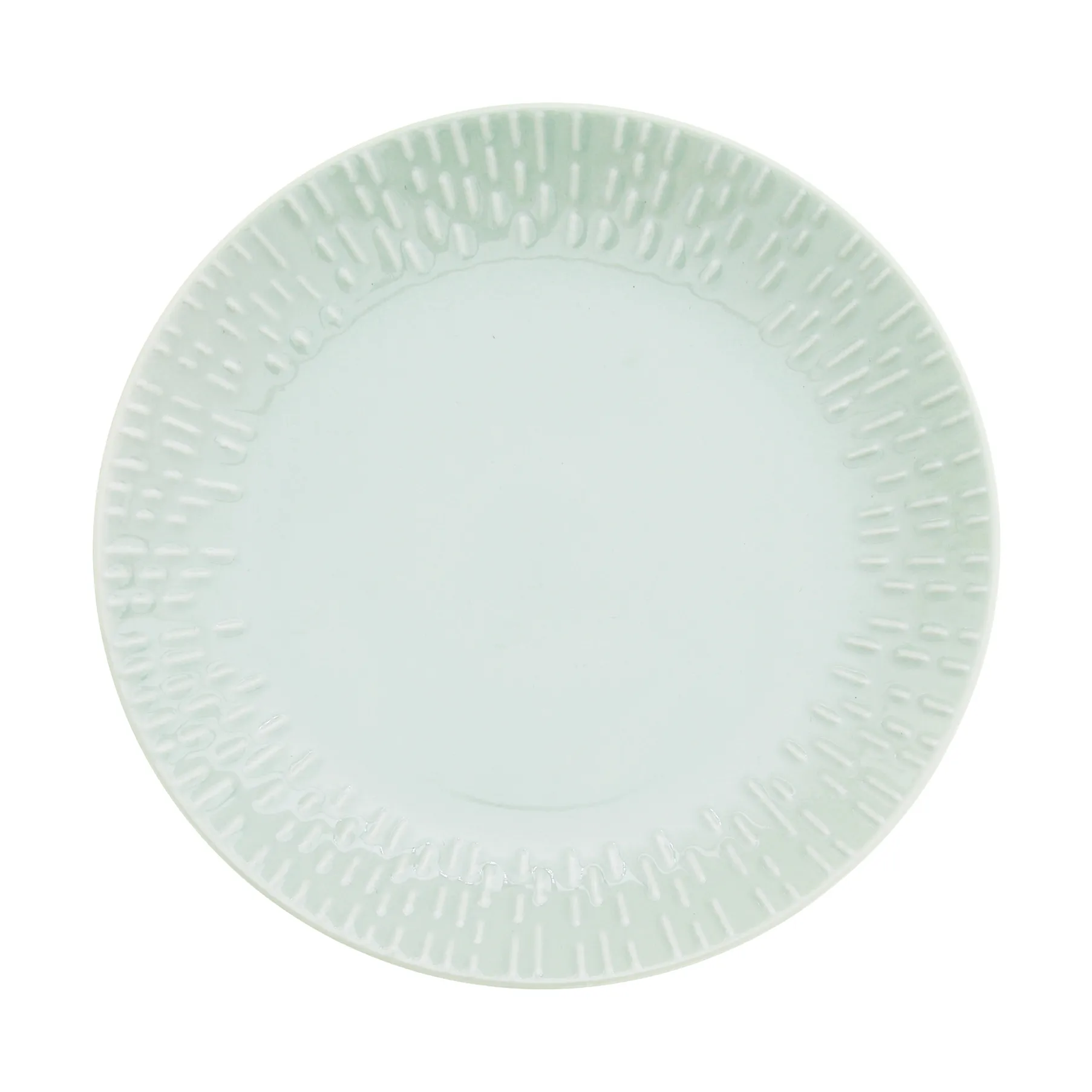 Aida - Confetti - Desserttallerken m/relief porcelæn 21 cm Pistacie