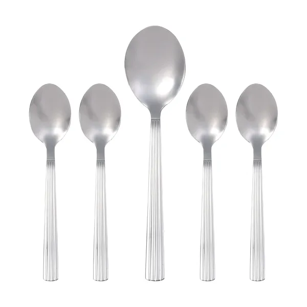 Groovy bestickset 5 delar, Rostfritt stål