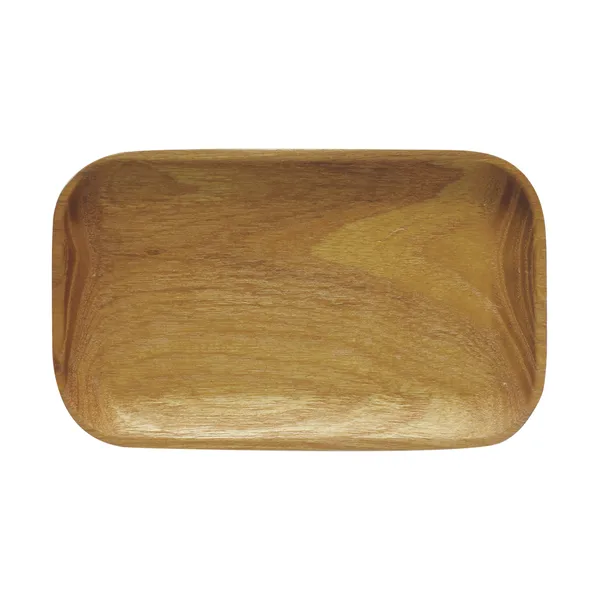 Raw bricka 10x17 cm, Teak