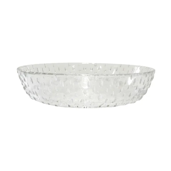 Raw djup tallrik glas Ø16 cm, Klar