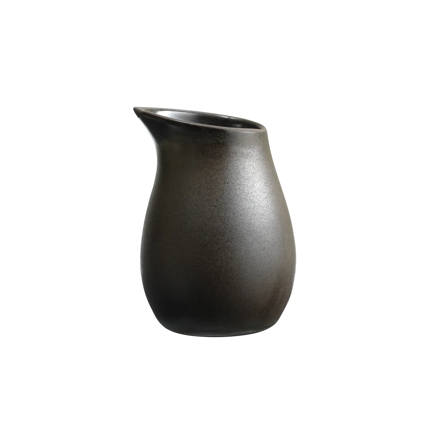 Aida Raw flødekande uglaseret stentøj 20 cl Metallic brown