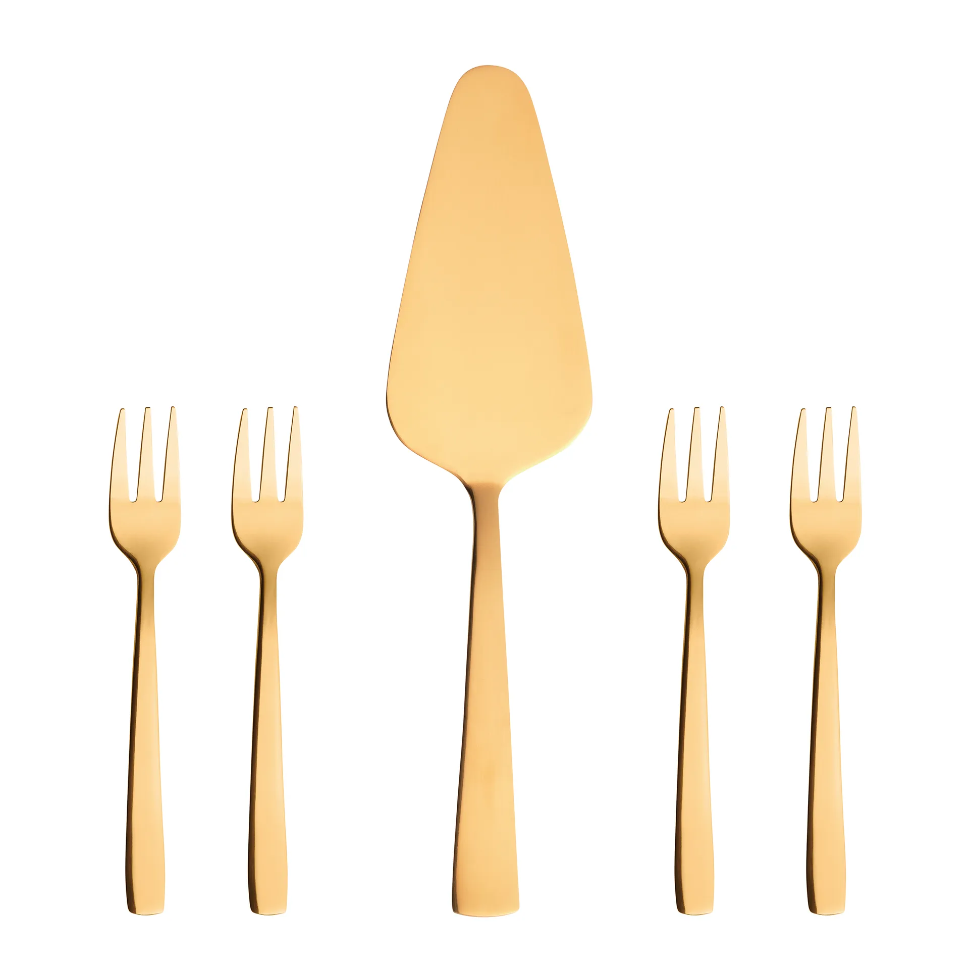Aida Raw kagesæt 5 dele Guld