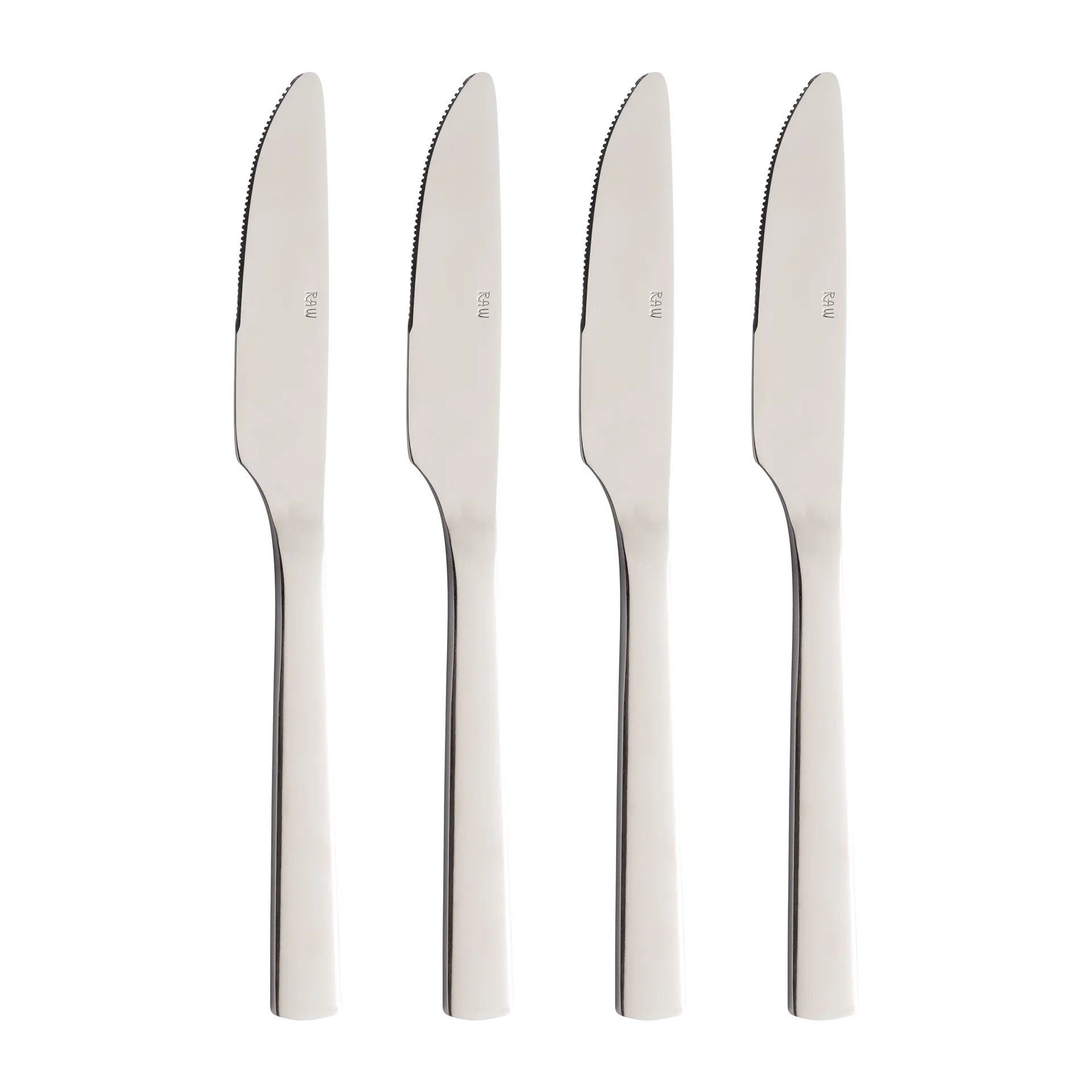 Aida Raw kniv 4-pak Rustfrit stål
