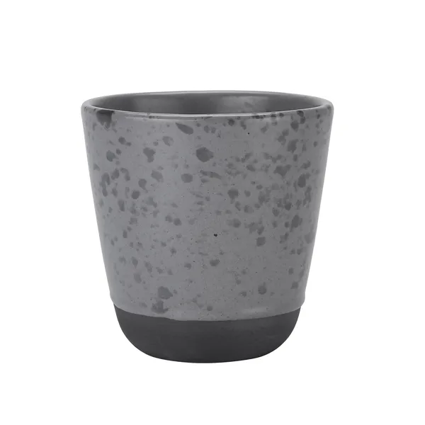 Raw mugg 30 cl, grå med prickar