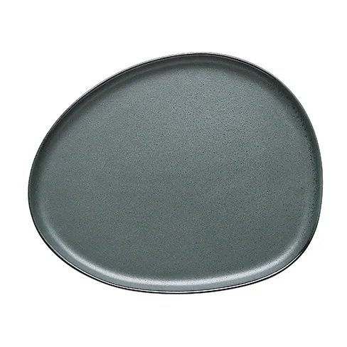 Aida Raw Organic frokosttallerken 24x21 cm Northern Green