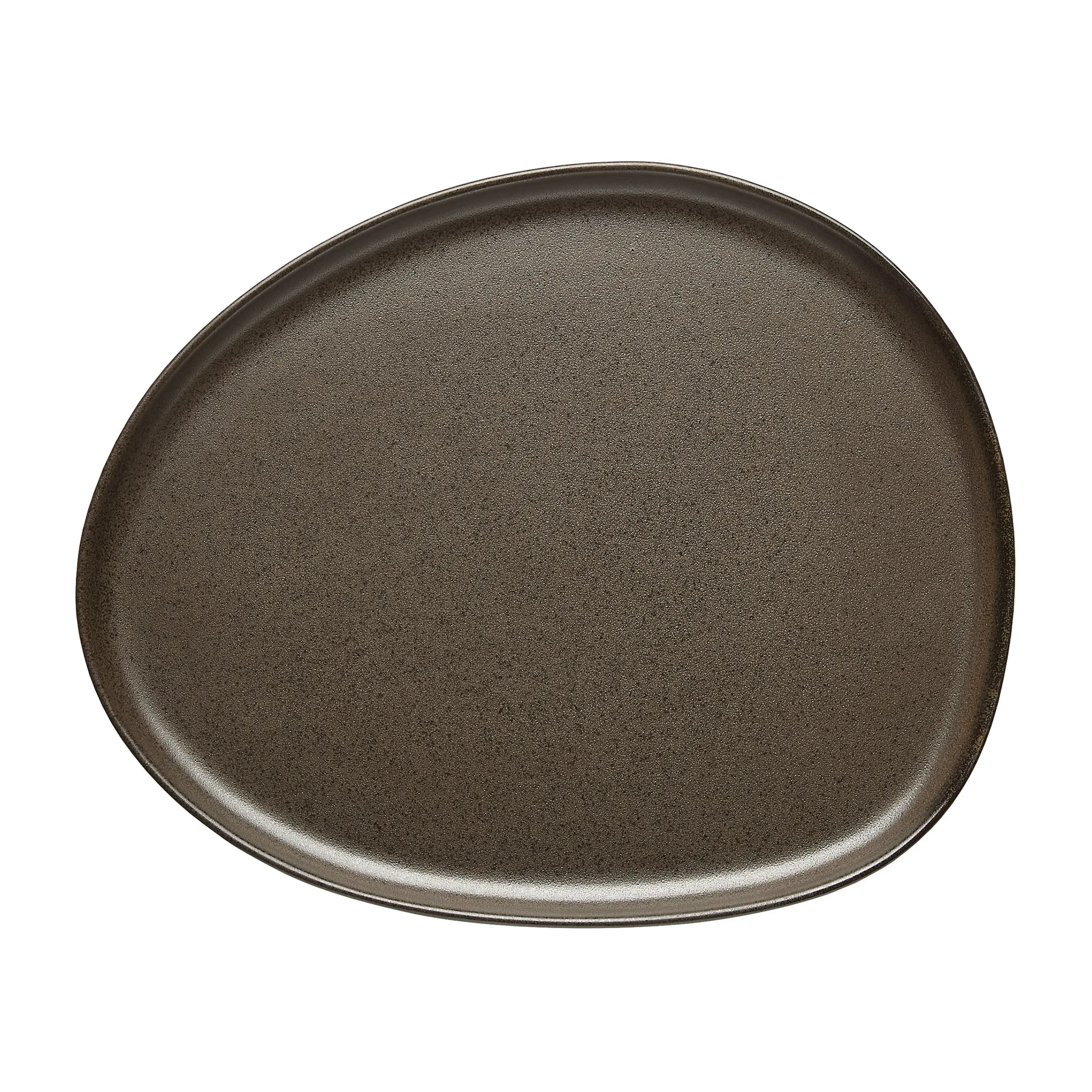 Aida Raw Organic lunsjtallerken 24 x 21 cm Metallic Brown