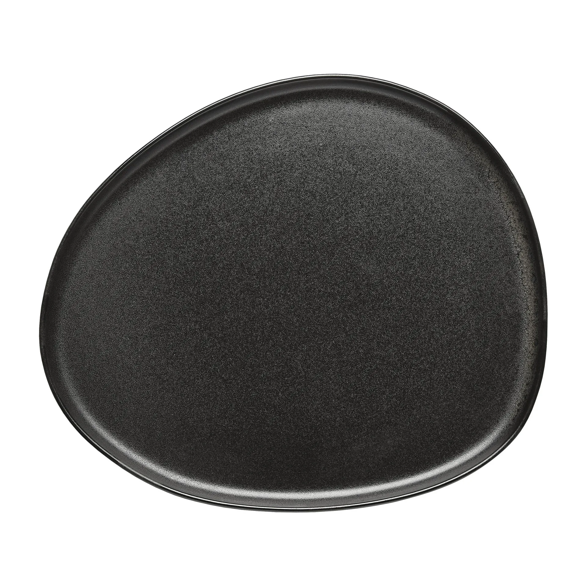 Aida - RAW Titanium Black - Organic middagstallerken 29 x 25 cm