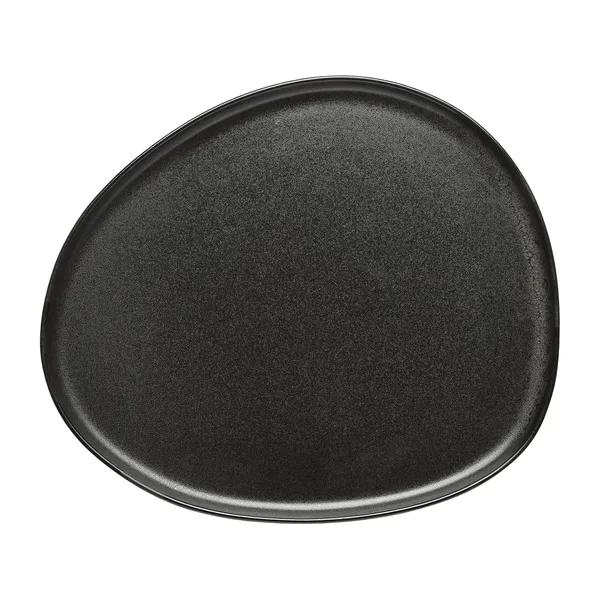 Raw Organic tallrik 29x25 cm, Titanium