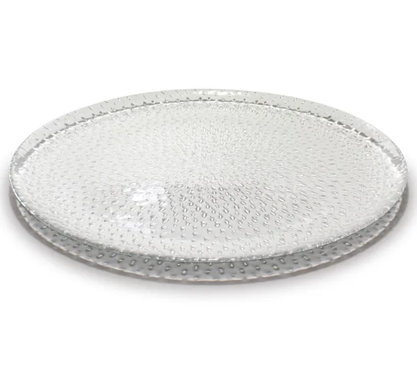Raw serveringsfat glas, Klar