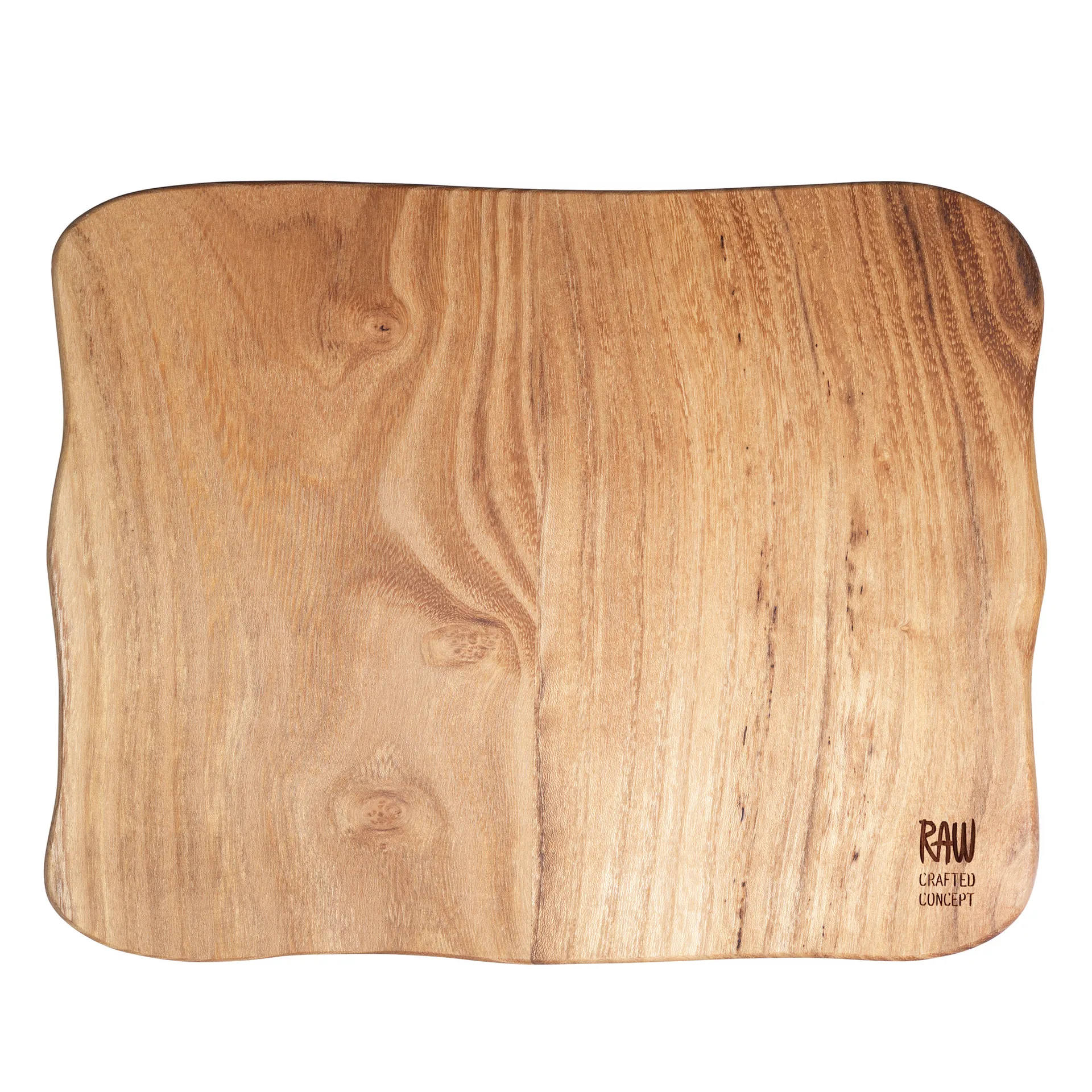 Aida - RAW Teak - skærebræt 1 stk 40x30x2 cm