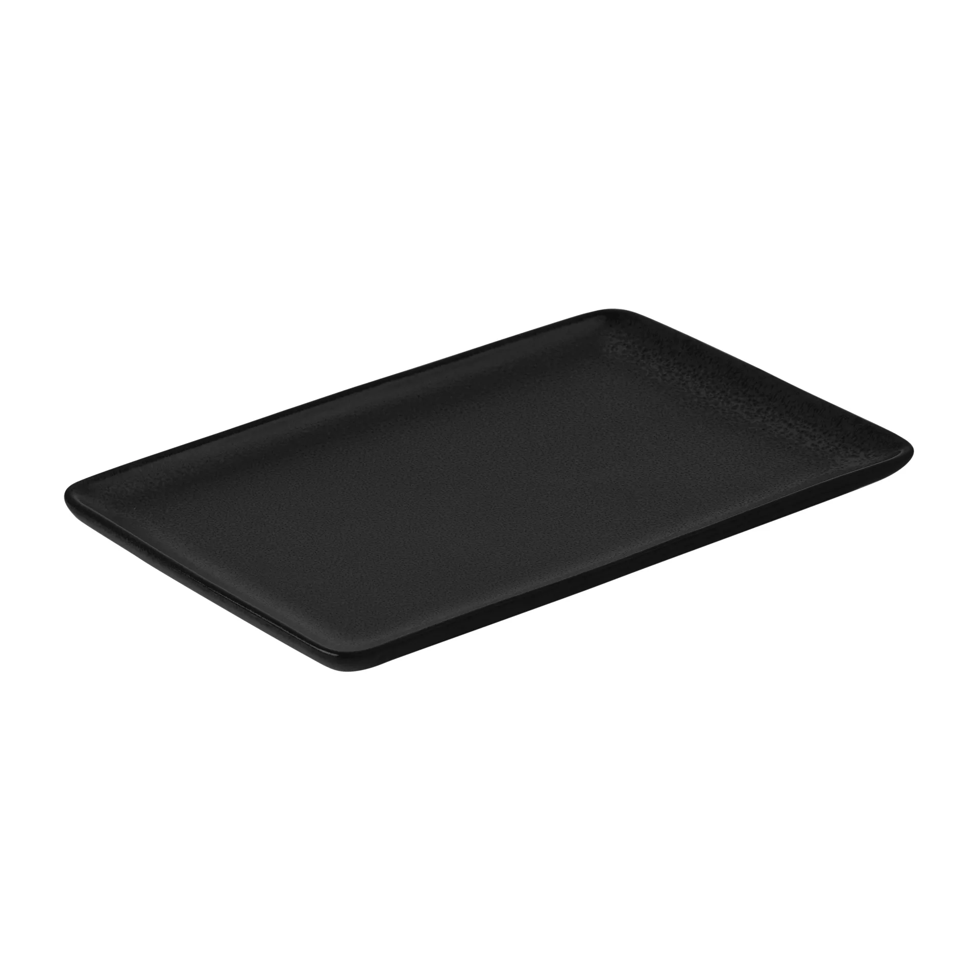 Aida Raw tallerken 23,5x15 cm Titanium black
