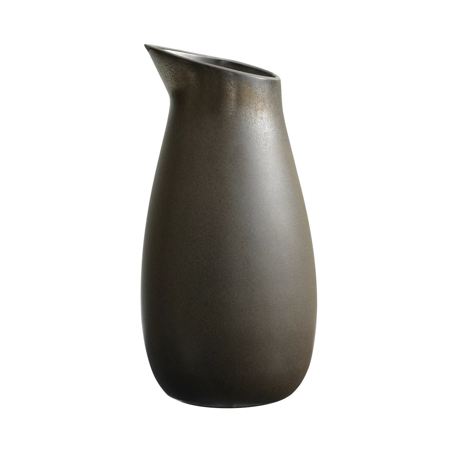 Aida Raw vandkaraffel uglaseret stentøj 1,2 l Metallic brown
