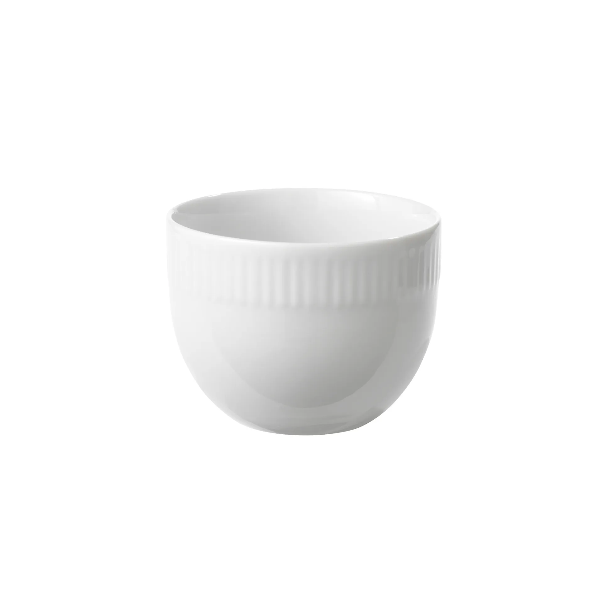 Aida - Relief - Sukkerskål porcelæn Hvid 1 stk