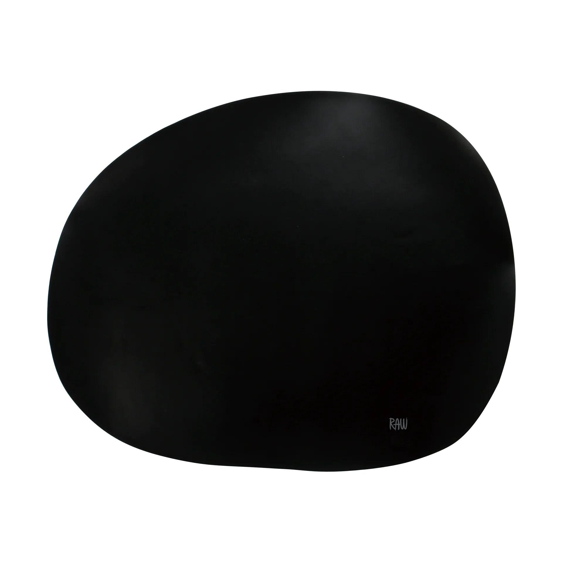 Aida Set de table en silicone Raw Creative ,5 cm Noir