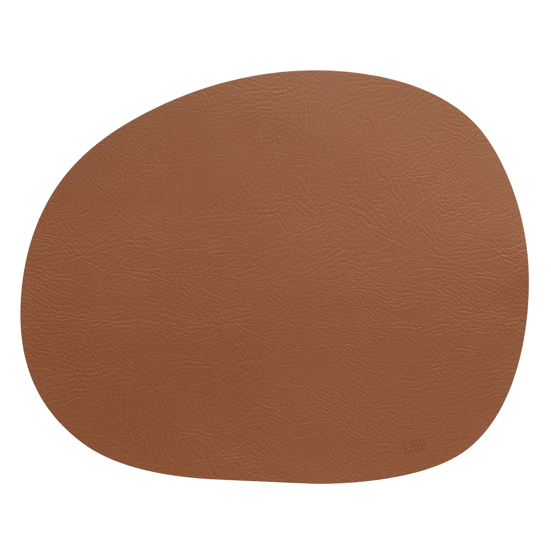 Aida Set de table Raw cuir Cinnamon brown buffalo