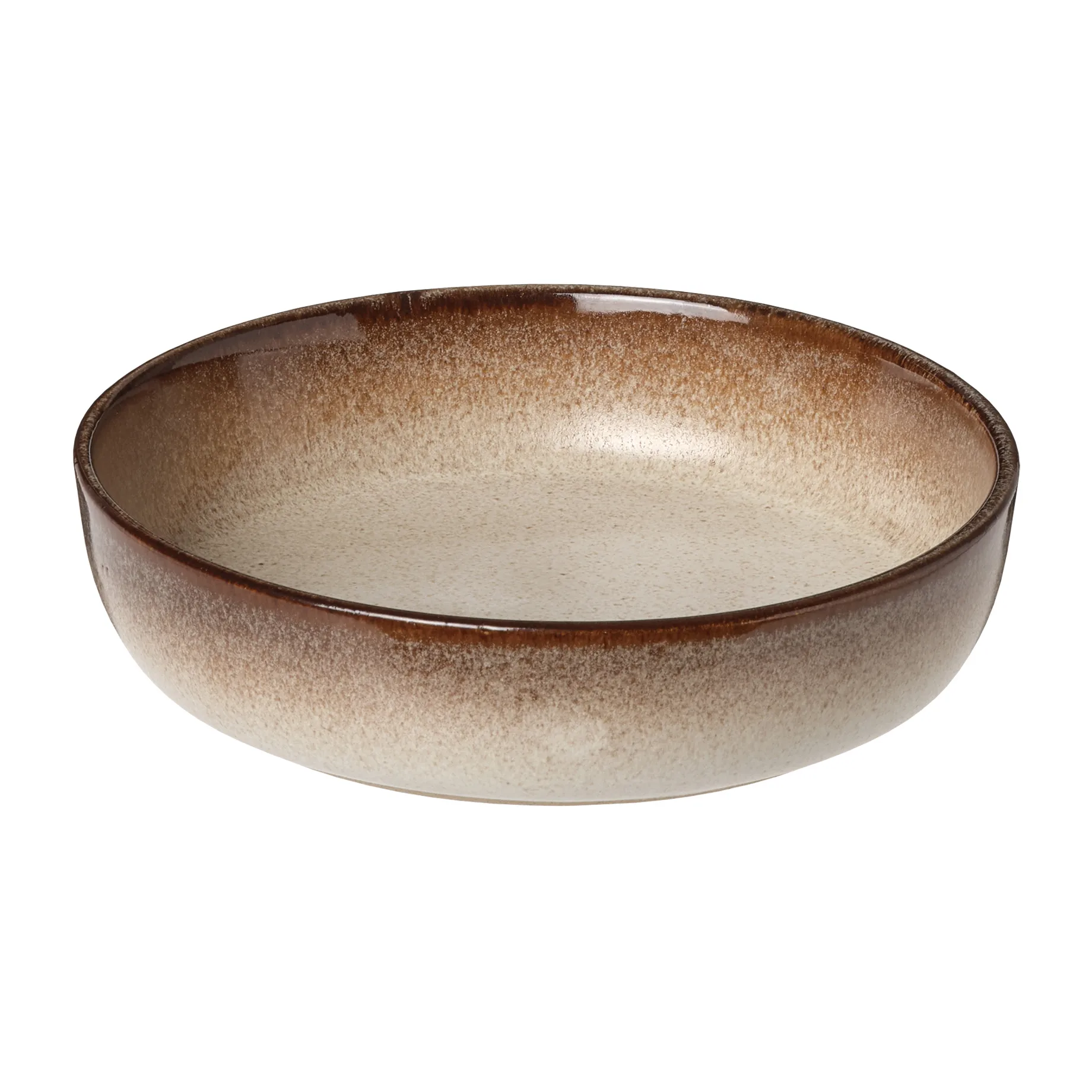 Aida S&oslash;holm Sonja dyp tallerken &Oslash; 18 cm Brown