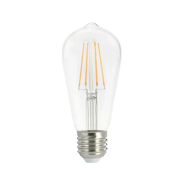 Airam Filament LED Edison ljuskälla, Klar-dimbar-4-filament e27-5w