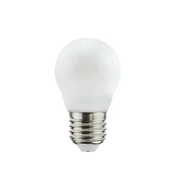 Airam Filament LED-klot E27 ljuskälla, opal, p45, dimbar e27, 5w