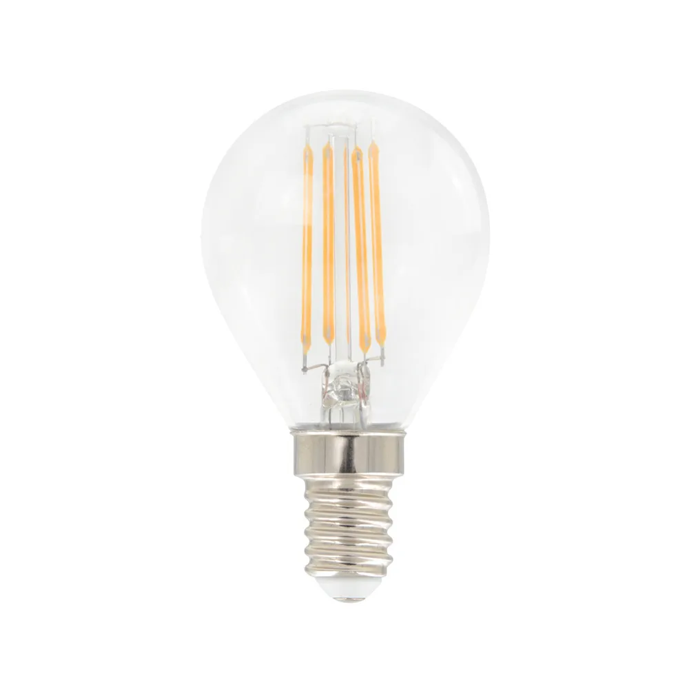 Airam Ampoule à filament LED Airam pour source de lumière en forme de boule E14 5W dimmable