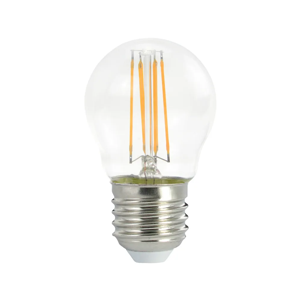 Airam Ampoule Airam Filament LED en forme de boule, source de lumière. E27 Clair, dimmable 2700K 470 lm 4W